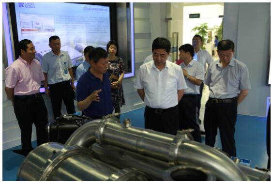 无锡市市长汪泉一行莅临今年会官网登录入口高科考察调研